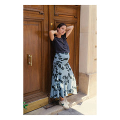 Paloma Collection - Mira Tokyo Maternity Skirt | Blue