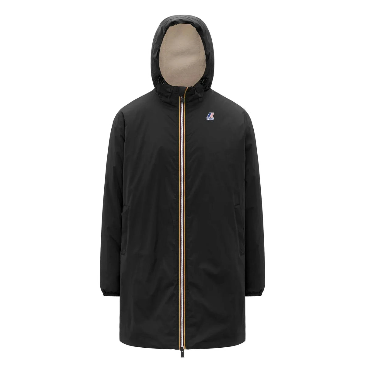 K-way - Le Vrai 4.0 Eiffel East Orsetto Coat | Black