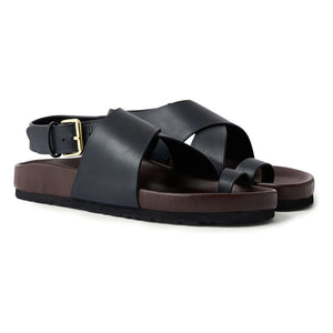 Soeur - Domani Leather Sandal | Black