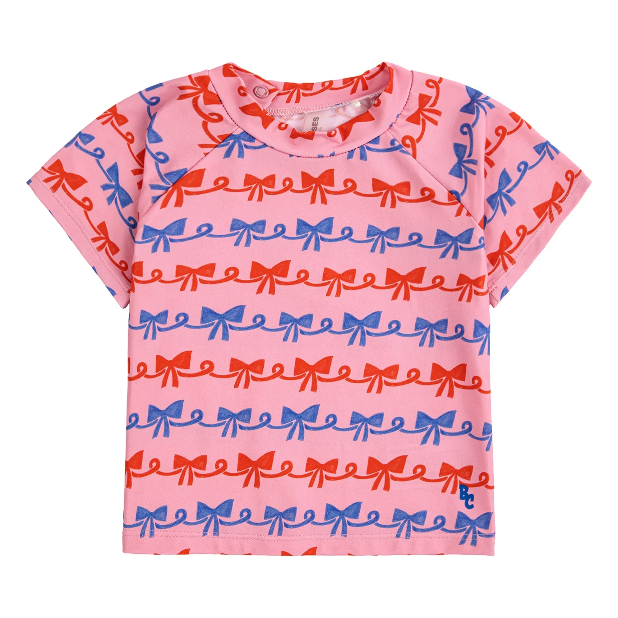 Bobo Choses - Anti-UV T-Shirt Recycled Material Stripes | Pink