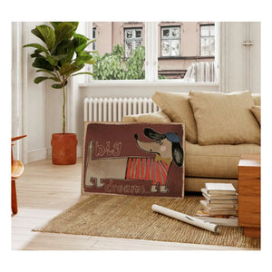 Studio Loco - Large Dachshund Poster | Brown