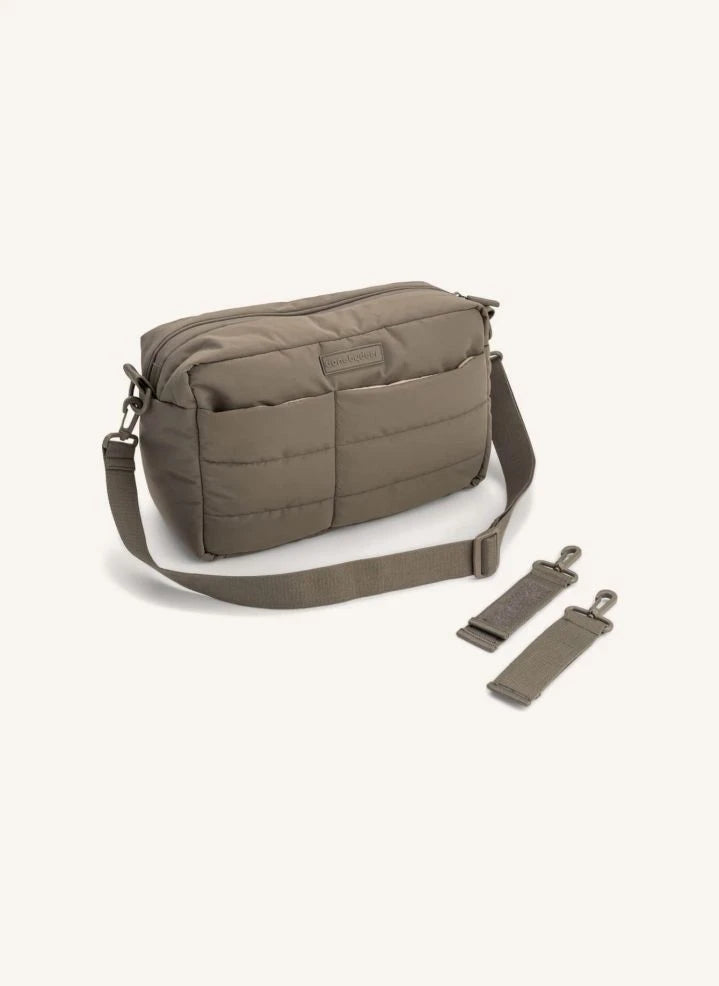 Done by deer - Quilted Stroller Bag | Taupe brown