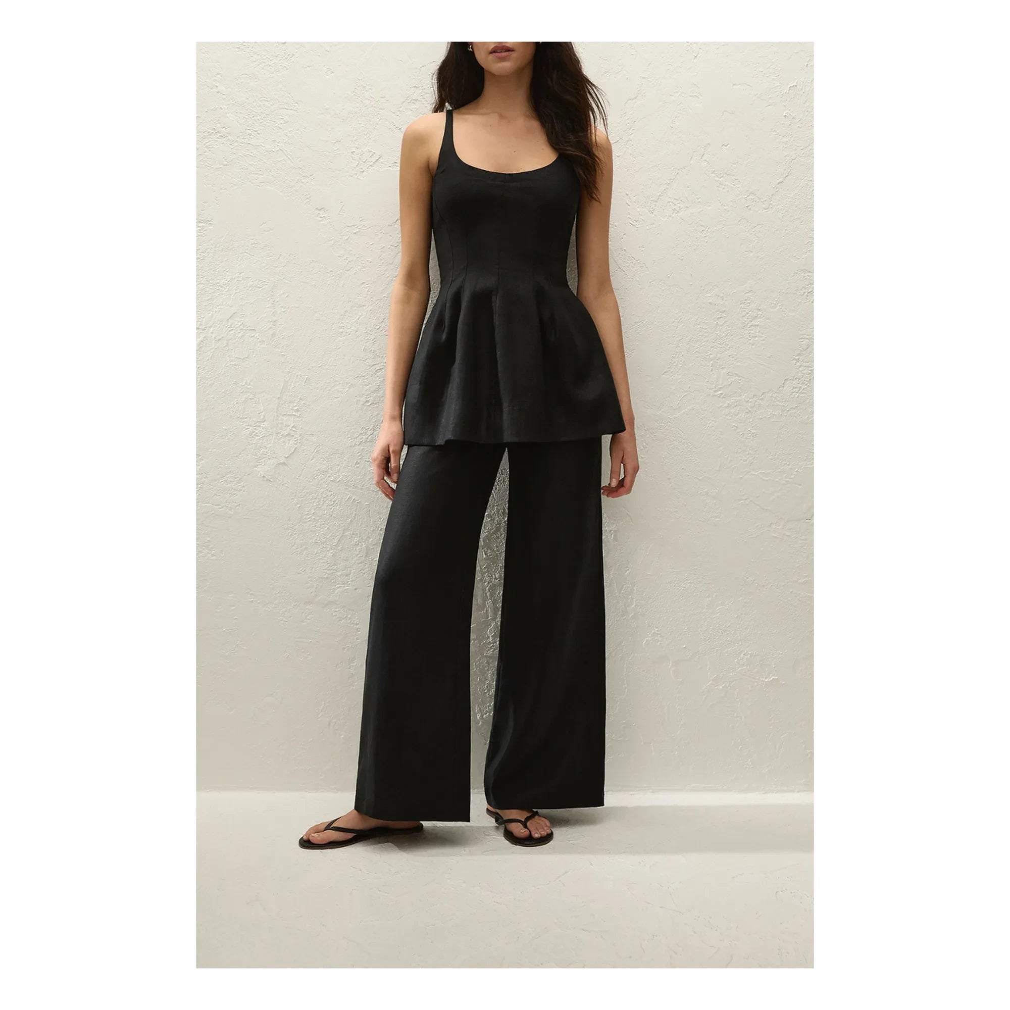 Faithfull the Brand - Syna Linen Pants | Black