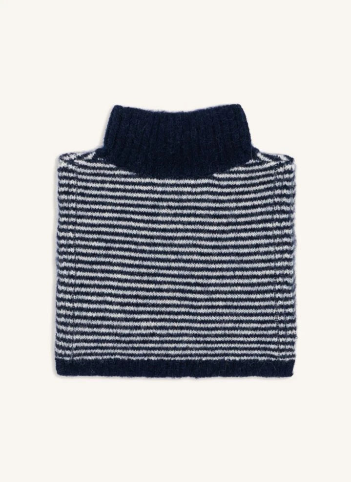 Konges Sløjd - Blue Striped Wool Plastron