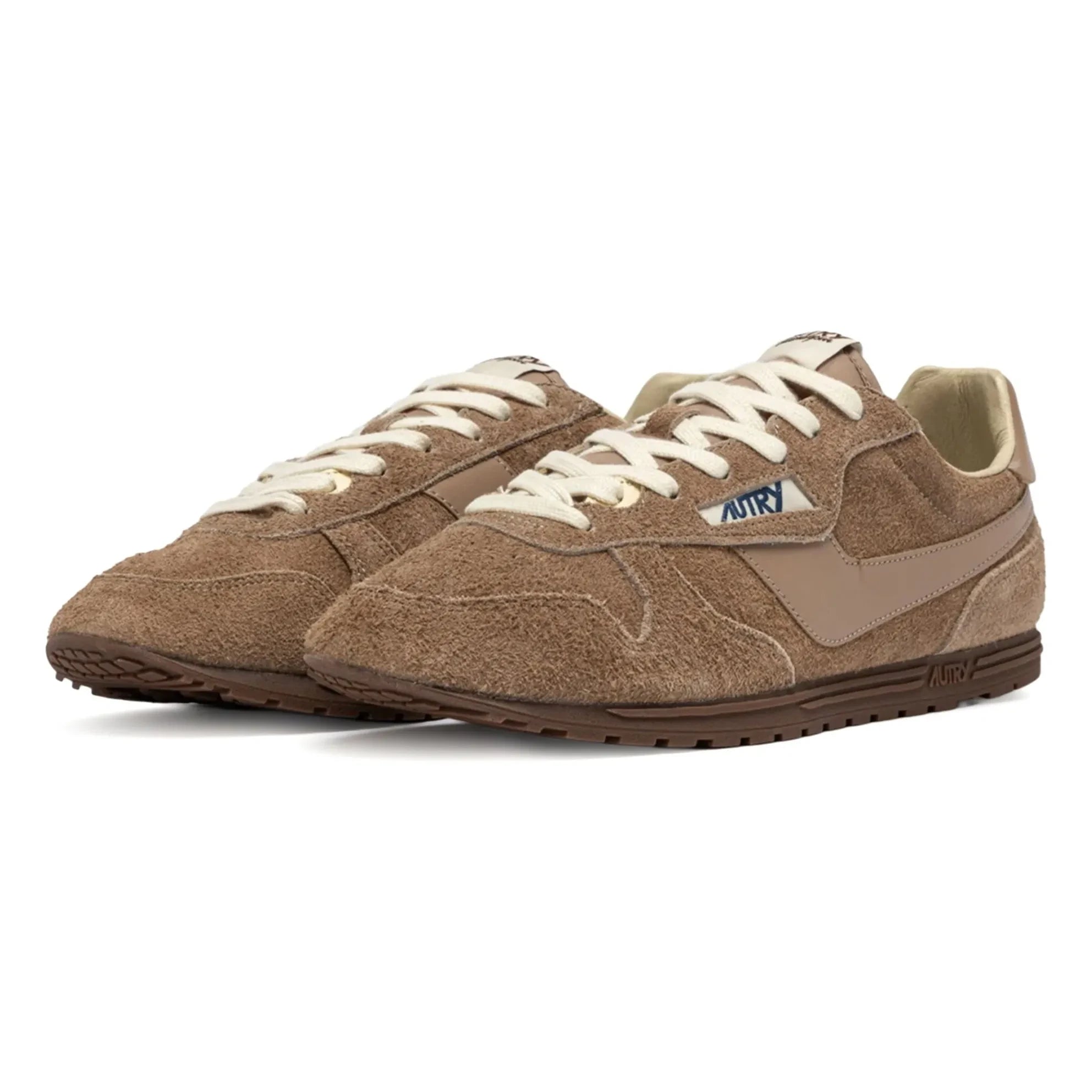 Autry - Windspin Low Suede and Leather Sneakers | Light Brown