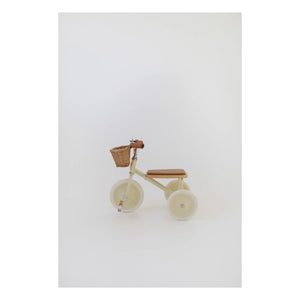 Banwood - Metal and Wooden Three-Weeler Bicycle | Cream