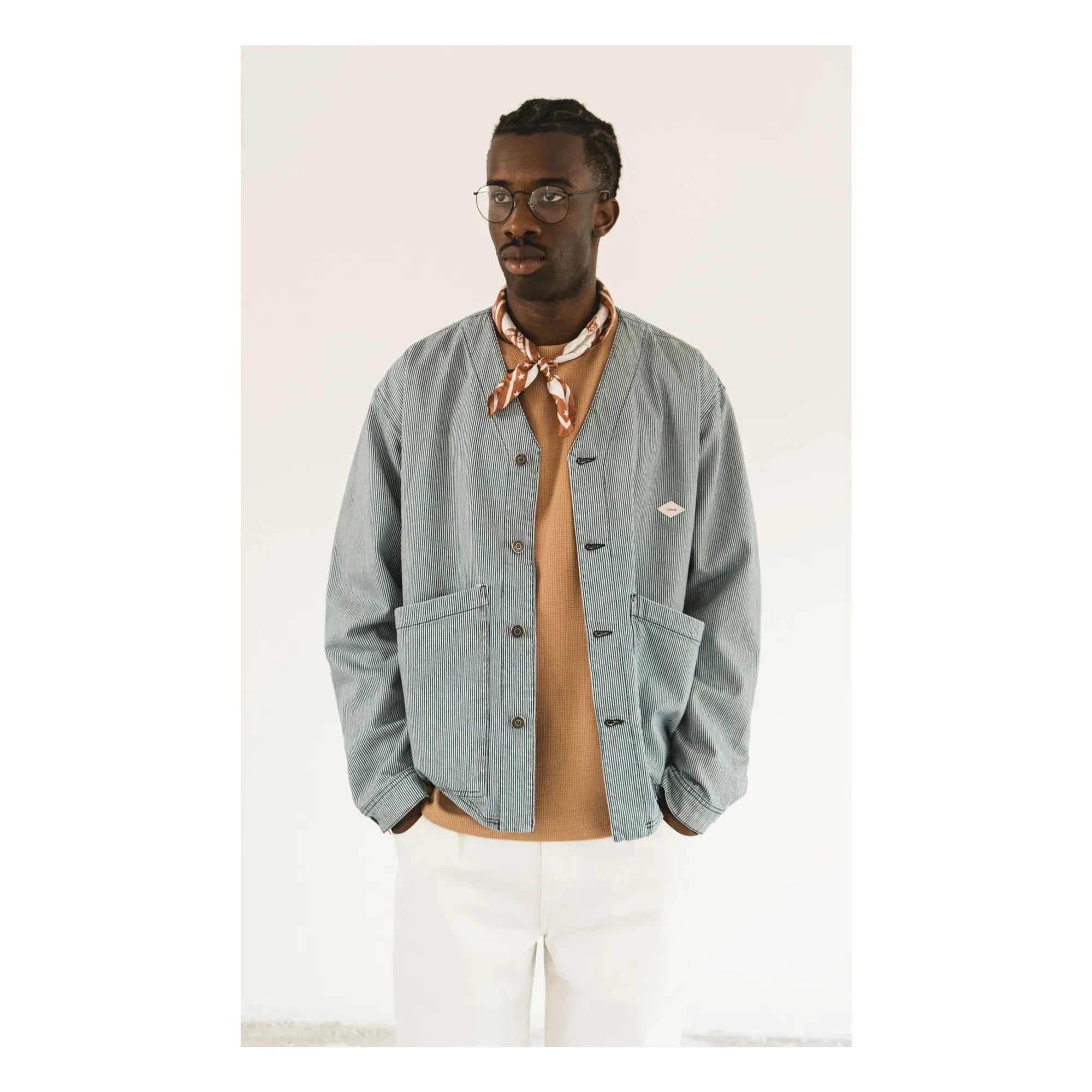 Wooden Store - Cardigan Giacca Loco | Gray Blue
