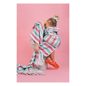 Jera Mini - Striped Ruffled Beach Towel