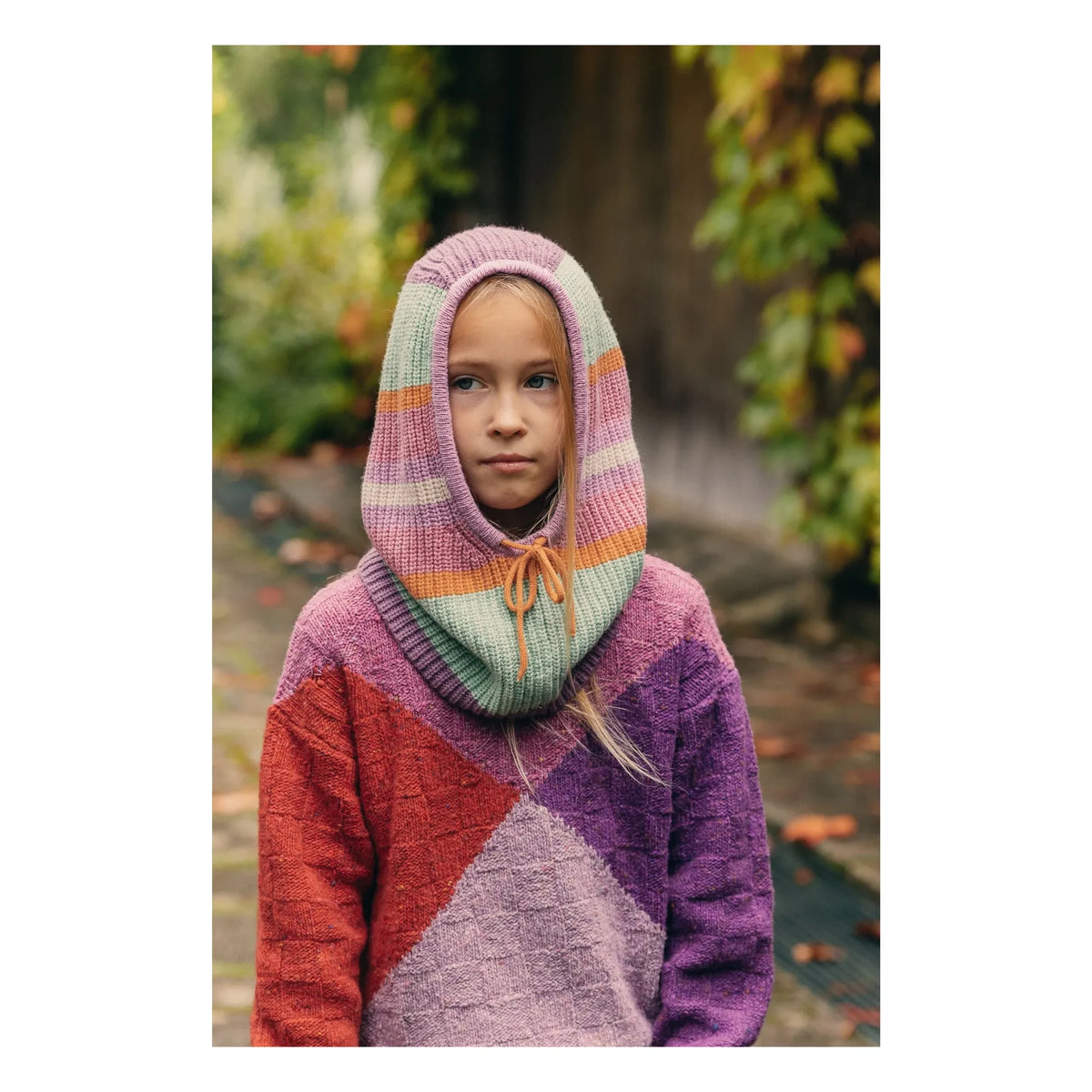 Favorite People - Mainstreet Striped Wool and Cashmere Balaclava | Pink