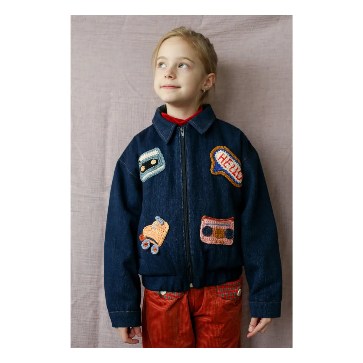Kalinka - Eddie Denim Jacket | Dark Blue