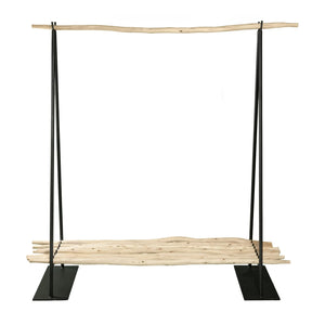 Cosydar - Shelved Clothes Hanger - 150 x 50 cm | Black