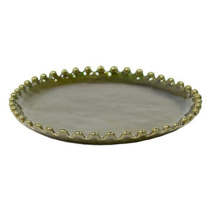 Olsson & Jensen - Eden Dessert Plates Ø23 cm - Set of 4 | Green