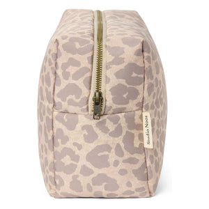 Studio Noos - Large Embossed Leopard cosmetic bag | Beige