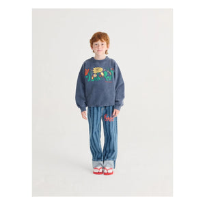 Bobo Choses - Herbalist organic cotton sweatshirt | Navy