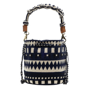Guanabana - Mitra Macrame bag | Navy Blue