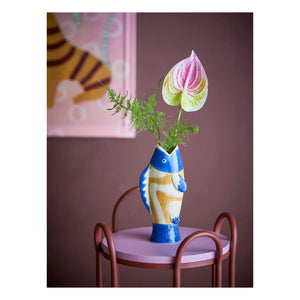 Bloomingville - Irving Ceramic Vase | Blue