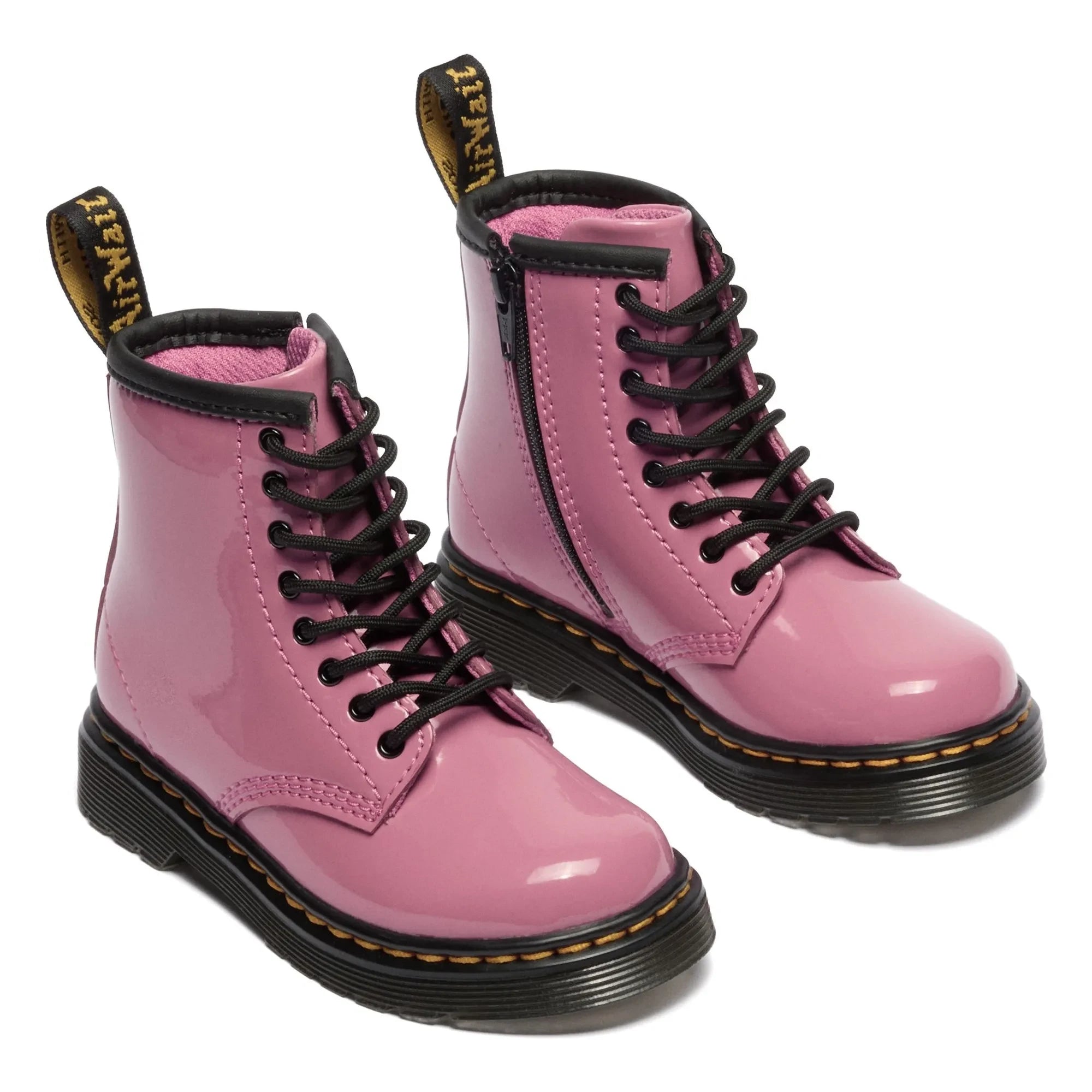 Dr Martens - 1460 J Patent Lace-Up Boots | Pink