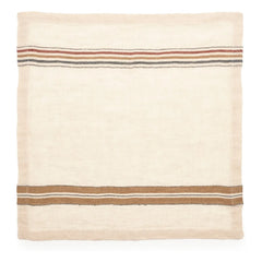 Libeco - Perry Multi-Striped Napkin | Ecru