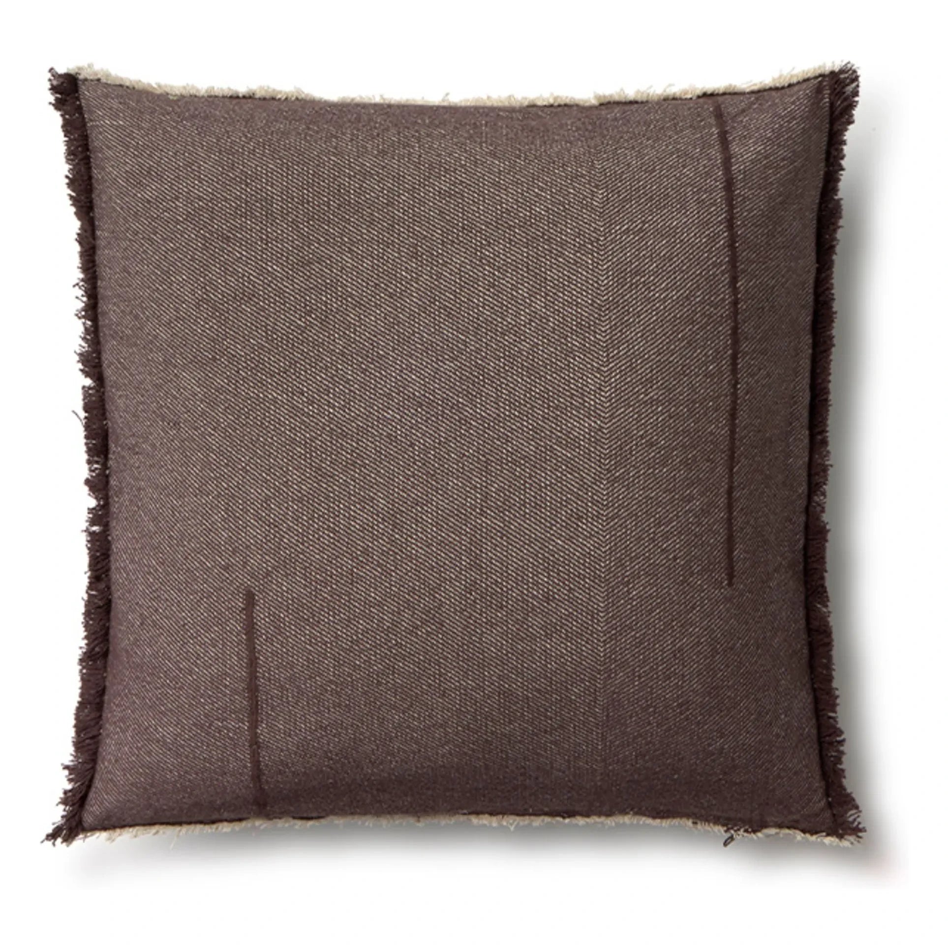 Lorena Canals - Square Striped Pillow | Coffee