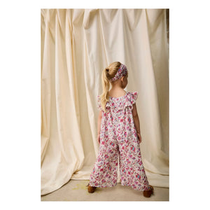 Louise Misha - Yuriria Organic Cotton Floral Hair Band | Cream