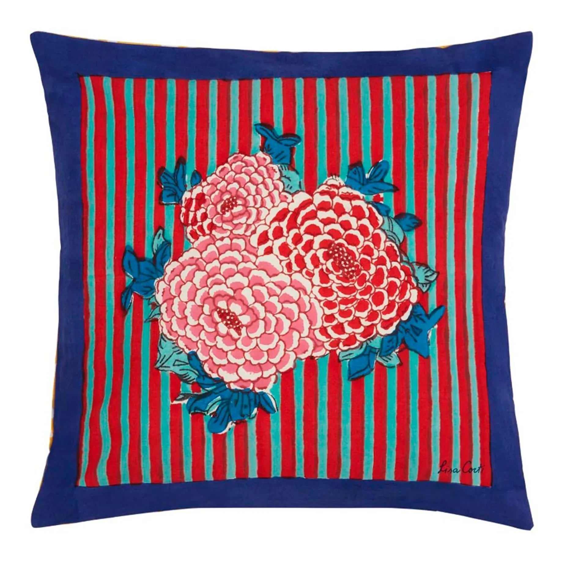 Lisa Corti - Arabesque Corolla Pillowcase | Yellow