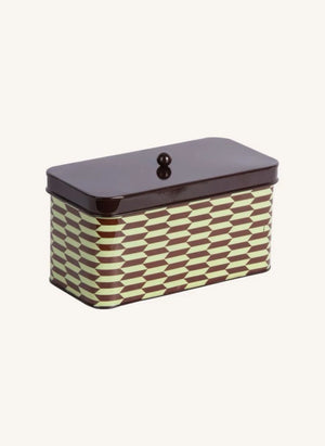 Present Time - Salerno Metal Storage Box | Brown