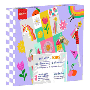 La Petite Épicerie - Children's diamond painting set - Secret notebook