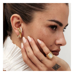 Sigal - Earring X | Gold