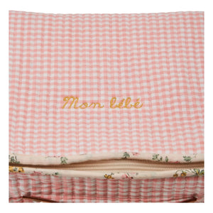 Emile et Ida - Small Vichy storage box | Pink