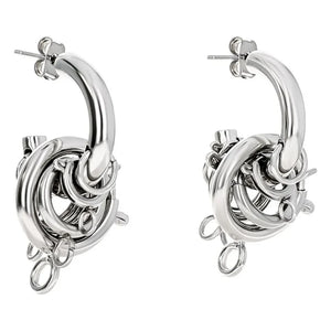 Justine Clenquet - Jay Earrings | Silver