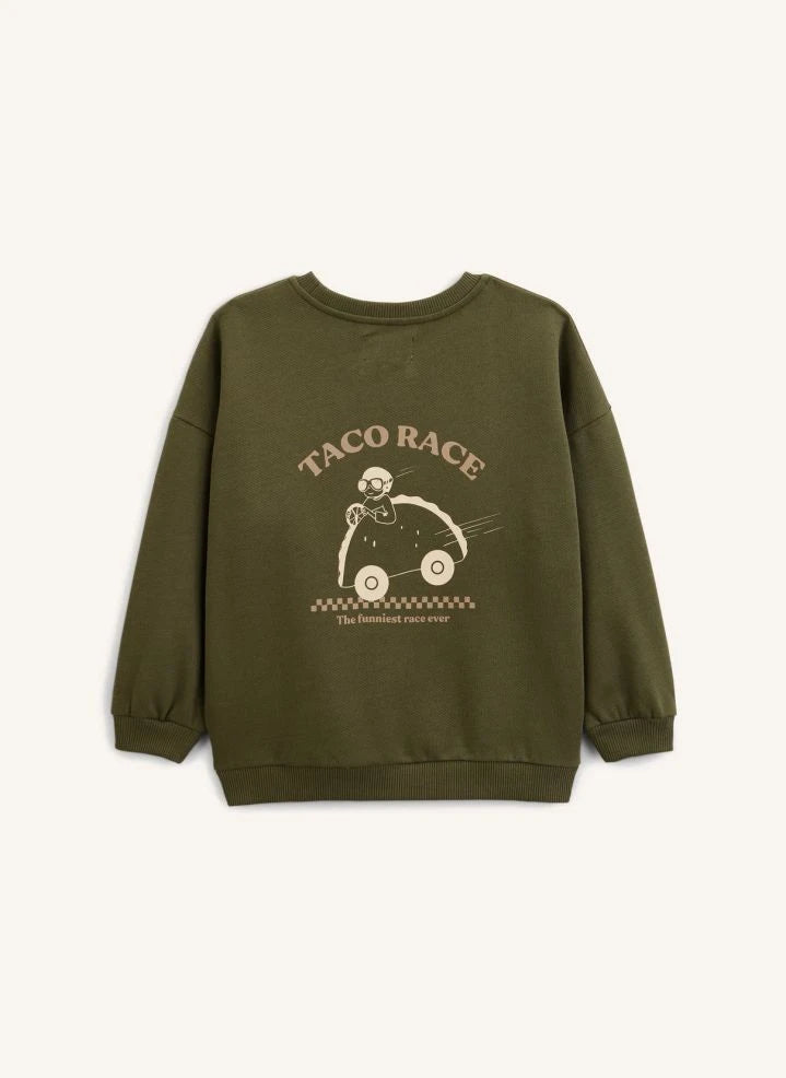 Apaches - Sahari Taco Race sweatshirt | Yeşil