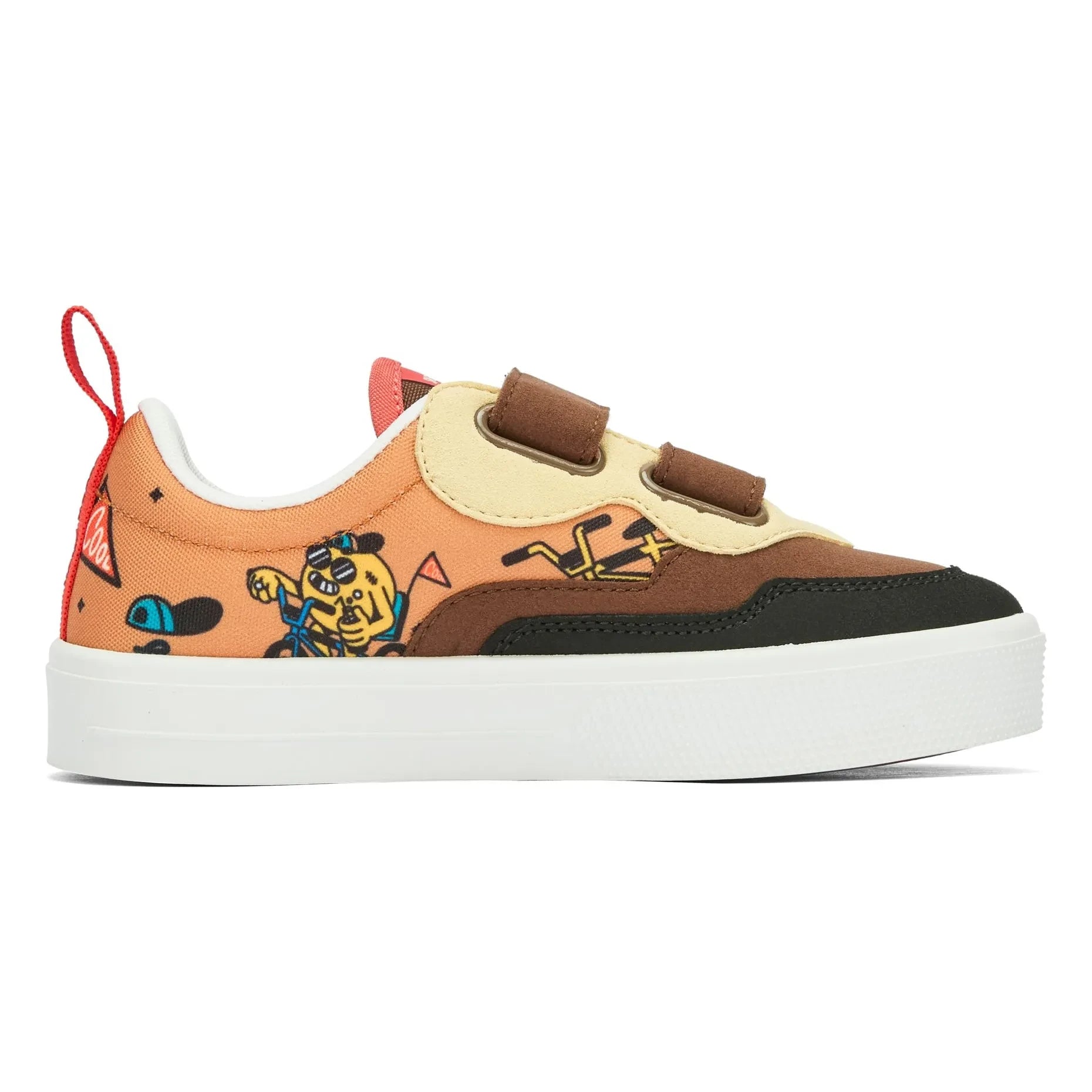 Hello Hossy - Mascots Ride Cartoon Sneakers | Brown