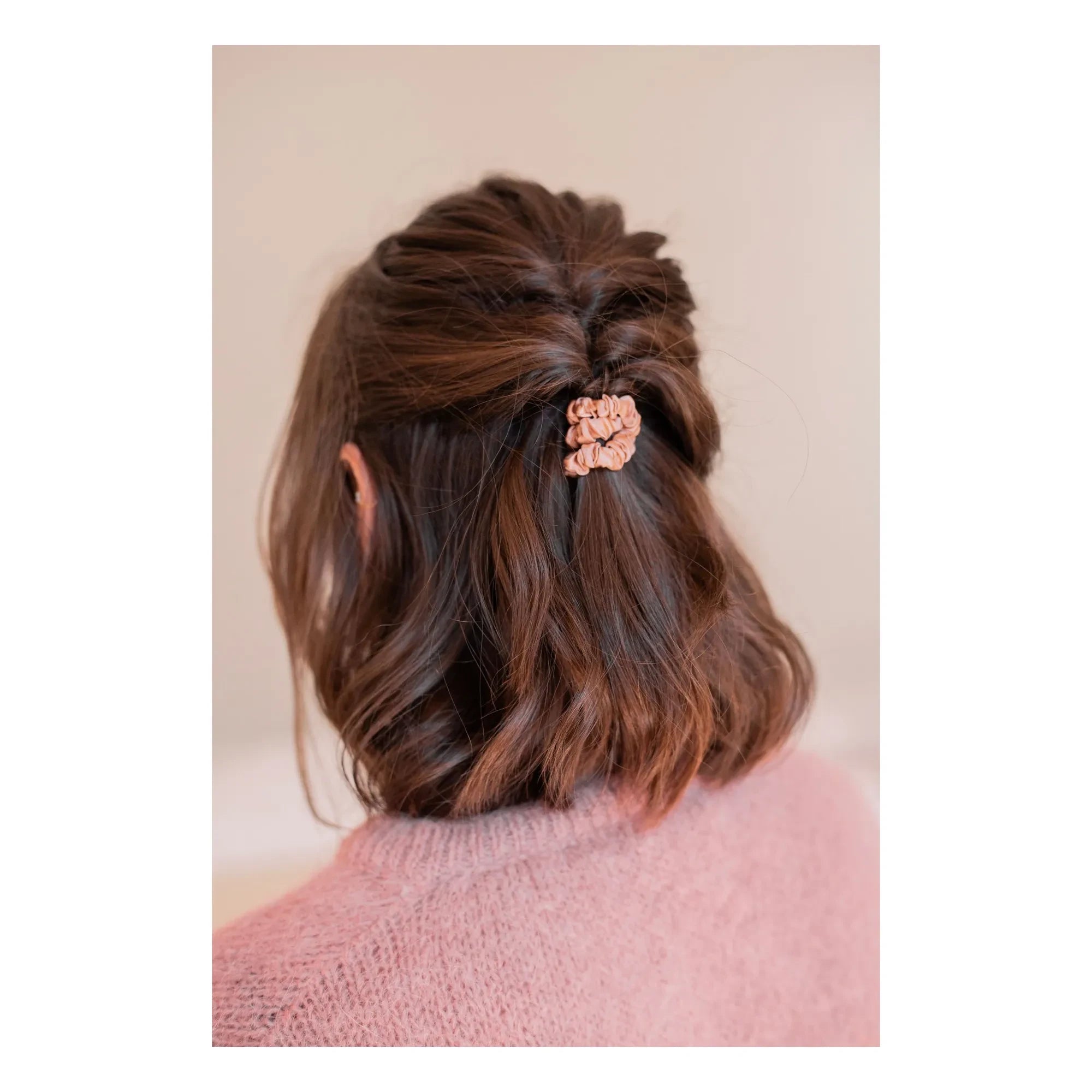 Bachca - Silk Hair Clips - Set of 2 | Pink
