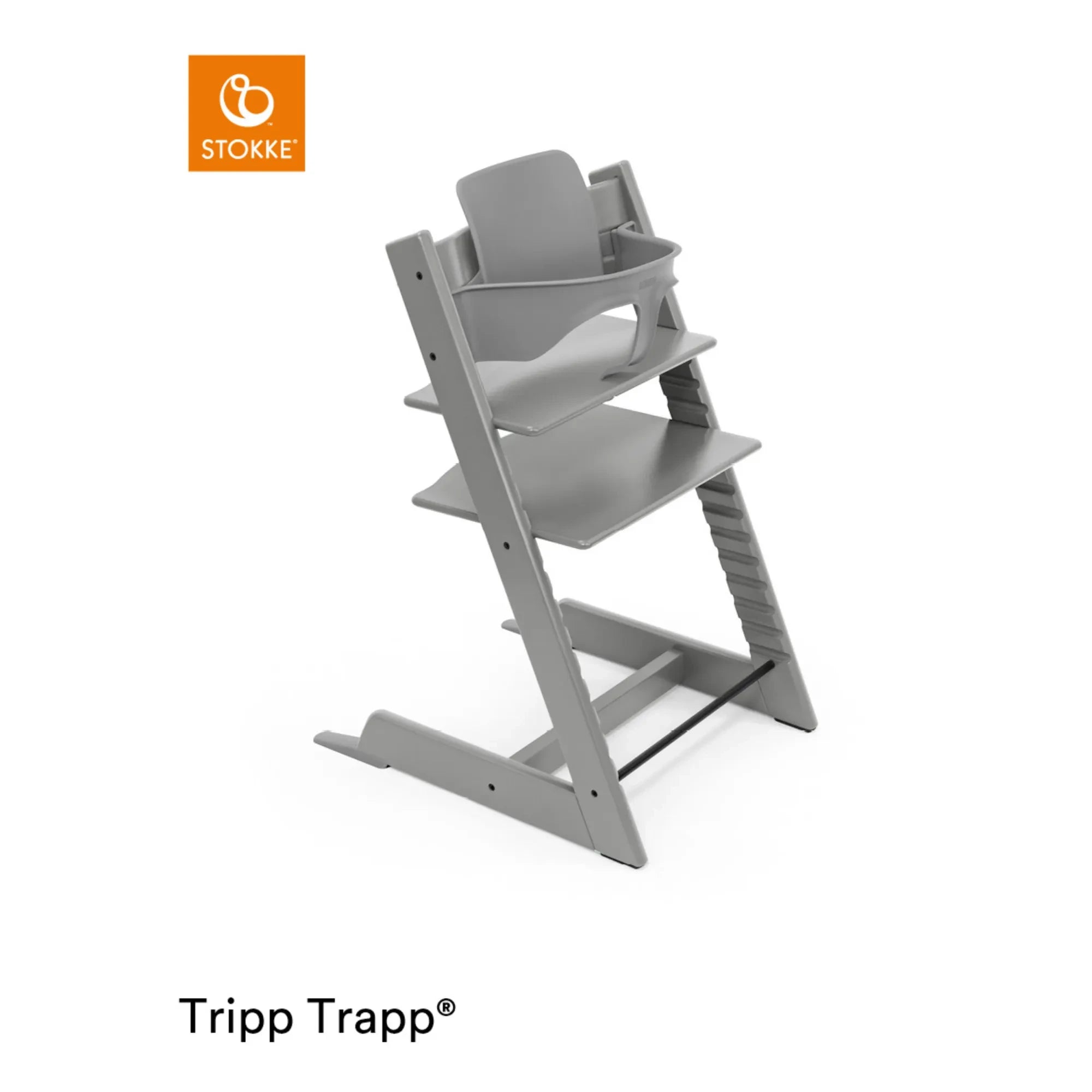 Stokke® - Tripp Trapp® Beech Wood High Chair | Gray