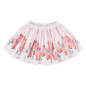Morley - Striped Whizz Skirt | Light Pink