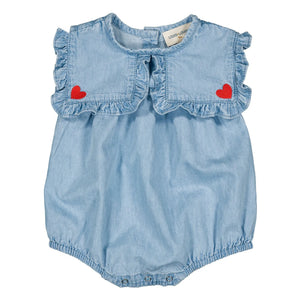 Louis Louise - Celesta Chambray tulum | Açık Mavi