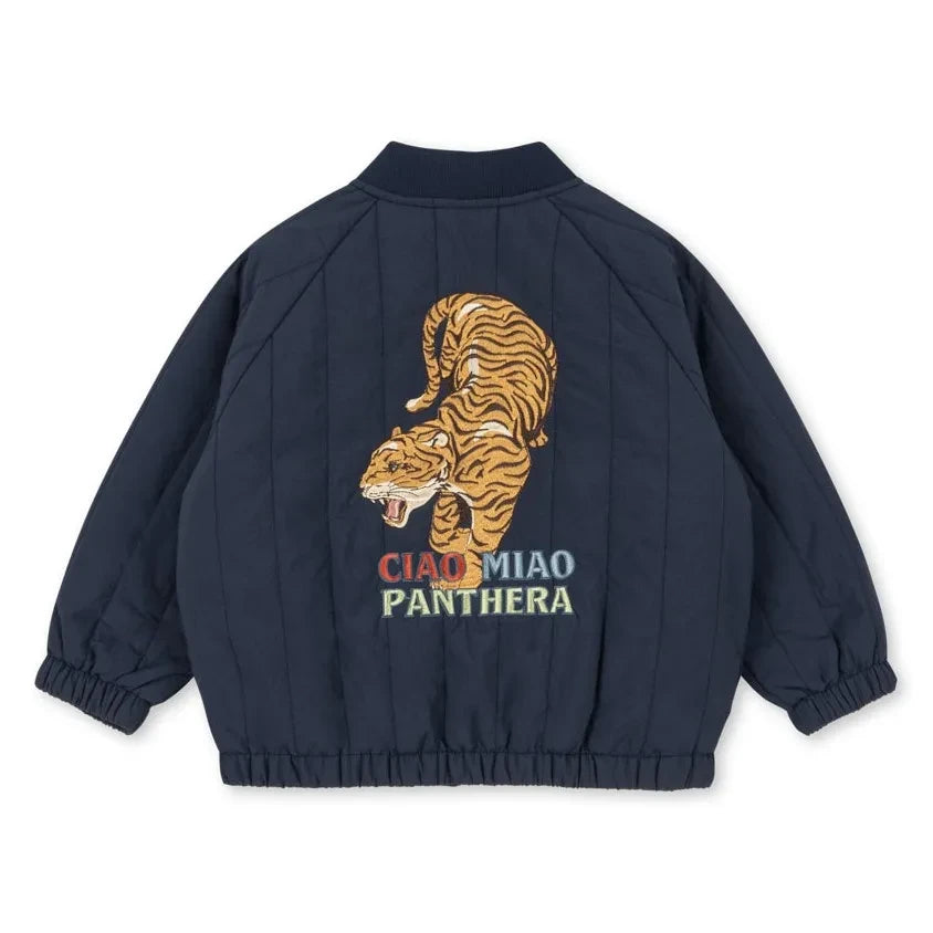 Konges Sløjd - Juno Tiger Bomber Jacket | Dark Blue
