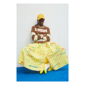Dr Bloom - Jaleo Checkered Skirt | Yellow