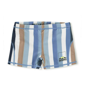 Molo - Norton Striped Recycled Fiber Swim Shorts | Blue