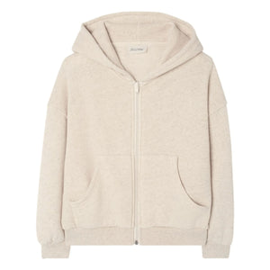 American Vintage - Itonay Fermuarlı Sweatshirt | Heather Beyaz