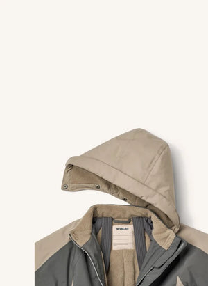 Wheat - Melte Ski Suits Made from Recycled Fibers | Grey