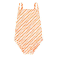 Ina Swim - Mara Striped One-Piece Swimsuit | Coral