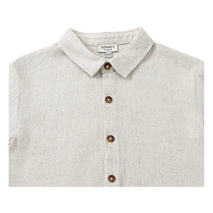 Donsje - Brammie Linen Shirt | Heather White