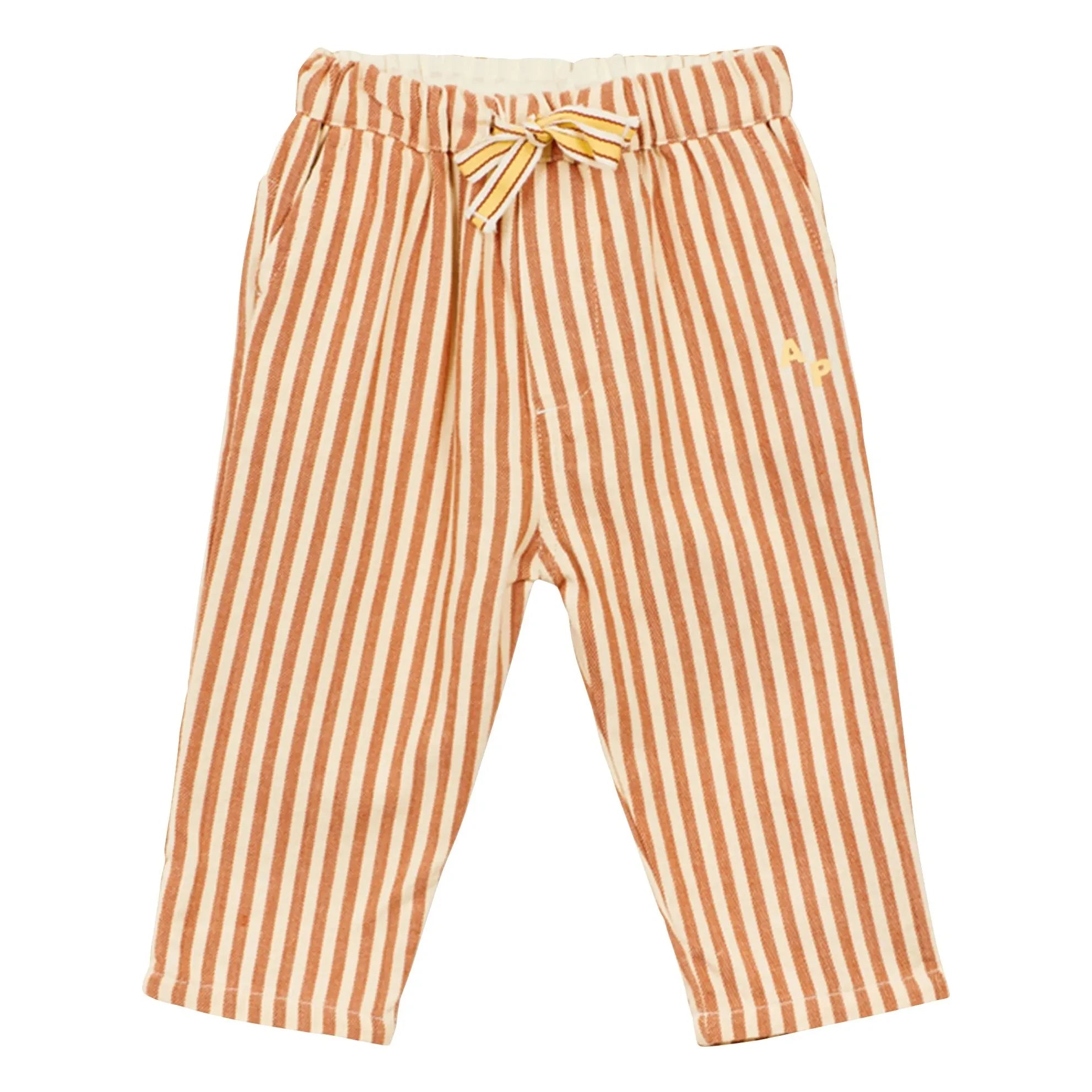 Arsène et Les Pipelettes - Striped Jeans | Brown