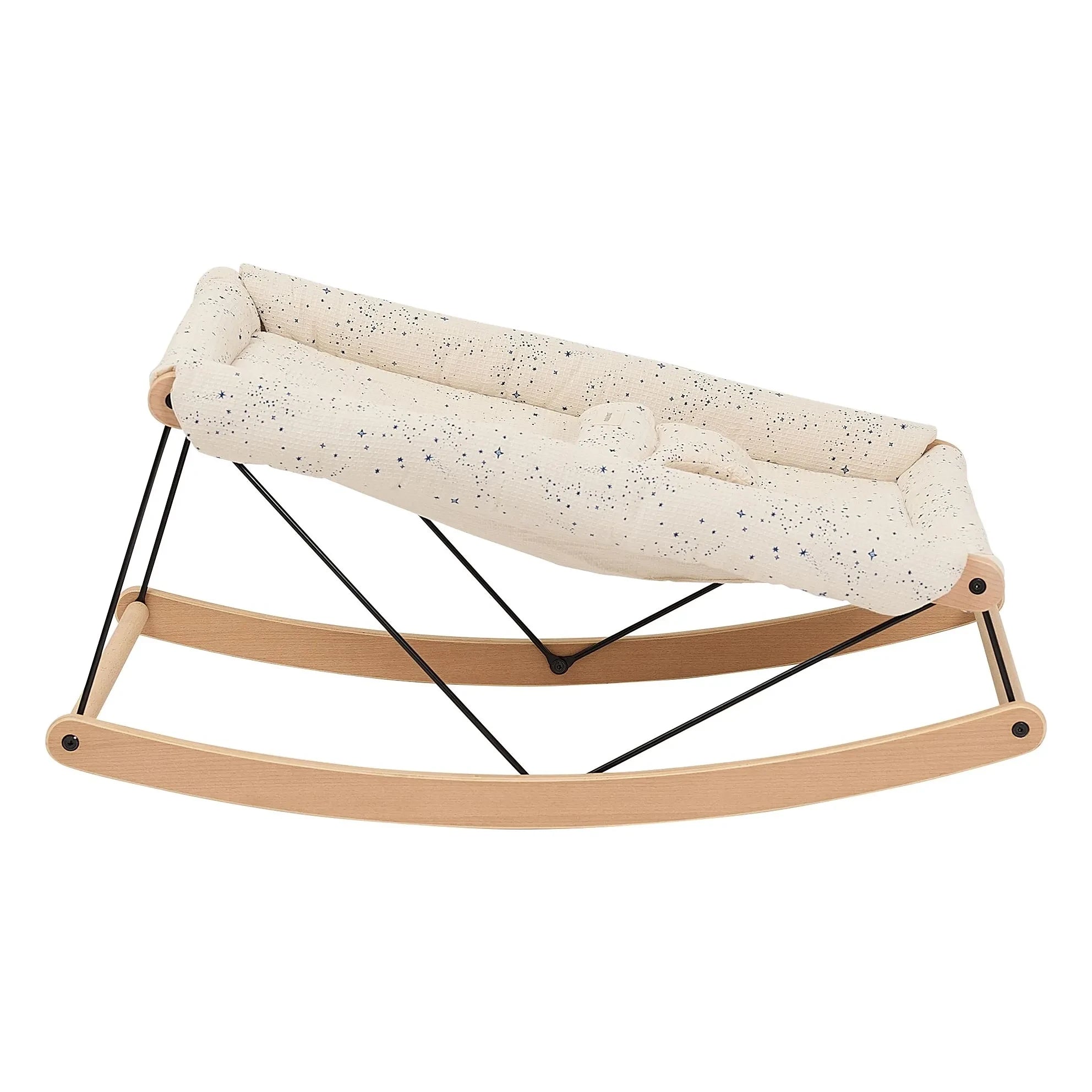 Nobodinoz - Growing Green Galaxy Blue Cot
