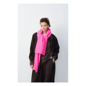 American Vintage - Vitow Wool and Alpaca Scarf | Fluorescent Pink