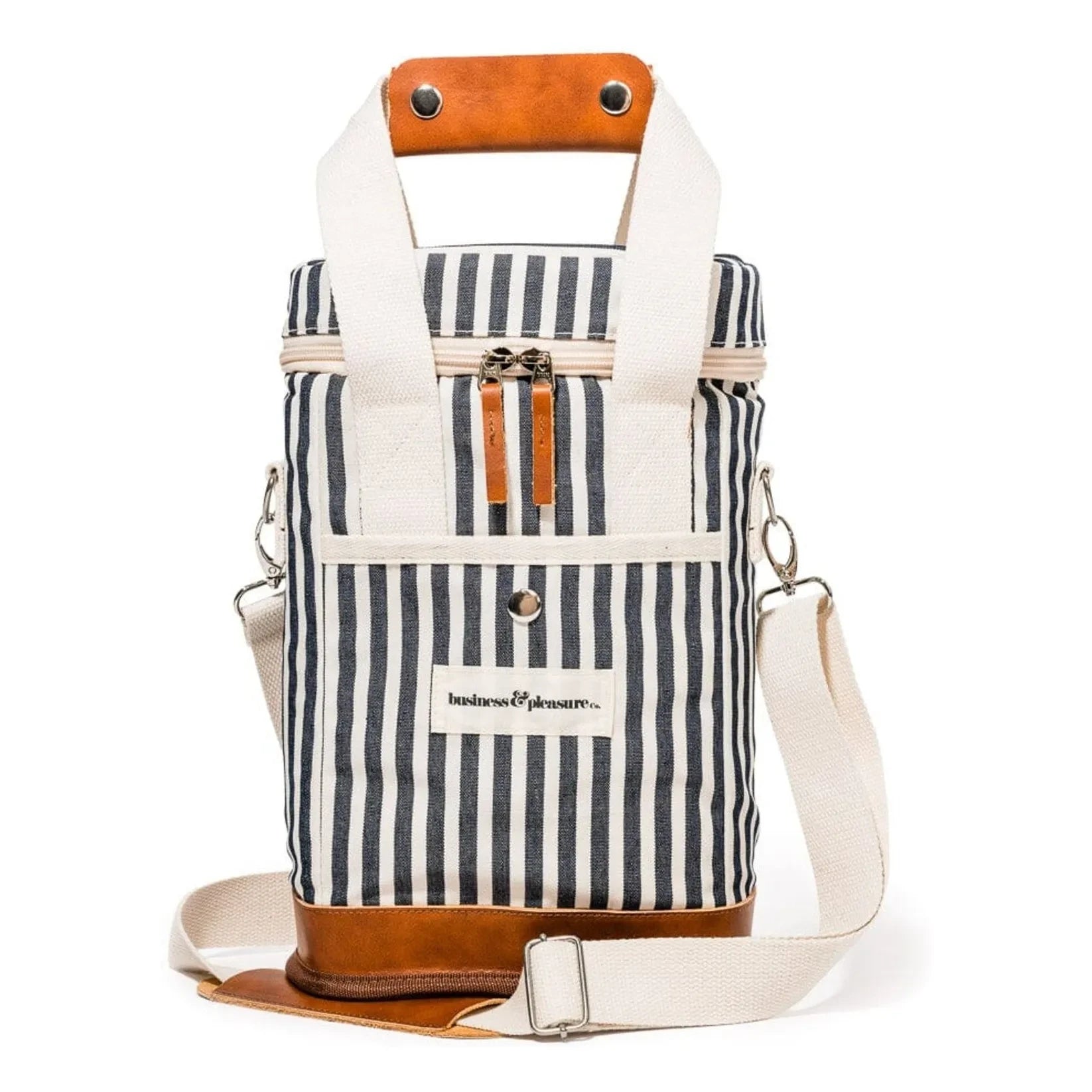 Business & Pleasure Co. - Navy blue cooler tote bag