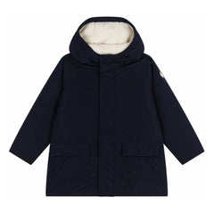 Petit Bateau - Long Straight Parka | Navy Blue