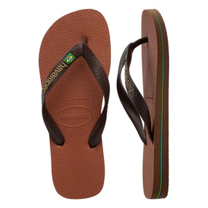 Havaianas - Brasil Logo Flip Flops | Brown