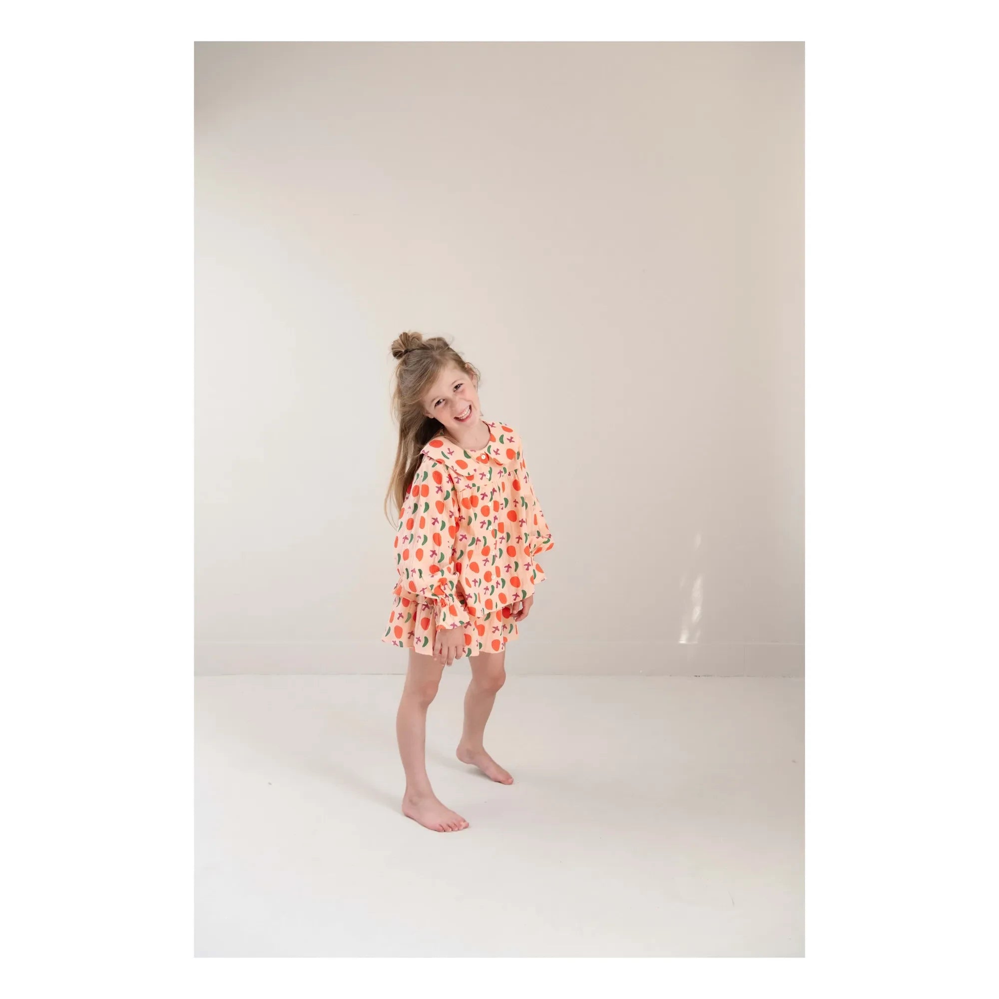 Jenest - Elle Oiseaux skirt Organic cotton | Peach